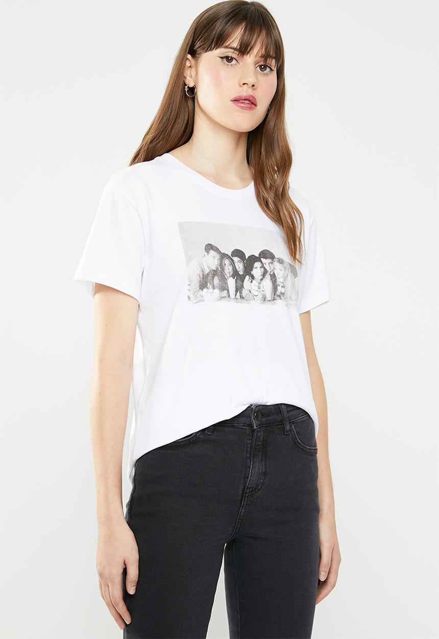 Cotton On - Classic friends milkshake tee - white