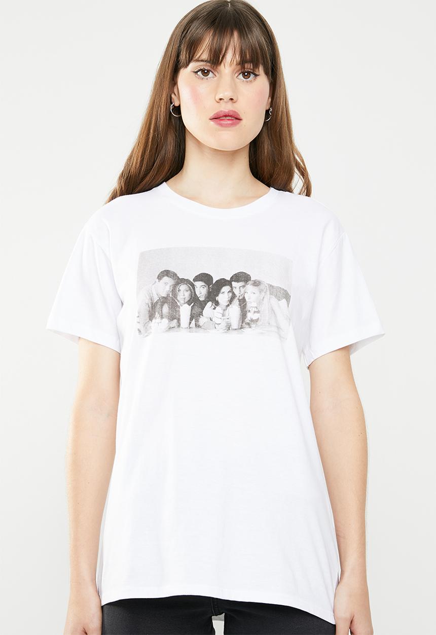 Cotton On - Classic friends milkshake tee - white