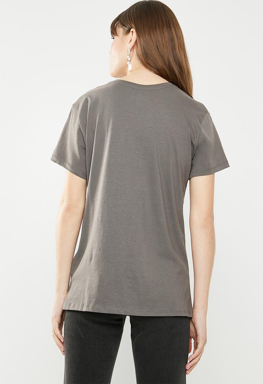 Cotton On - Classic band tee - grey