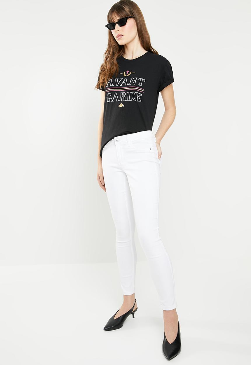 Cotton On - Tbar fox graphic T-shirt - black