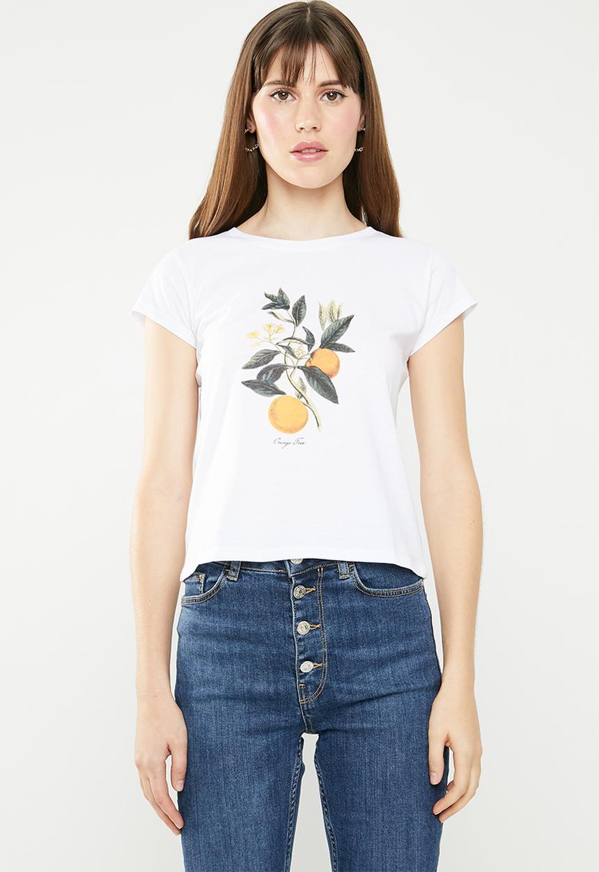 Cotton On - Essential art tee - white