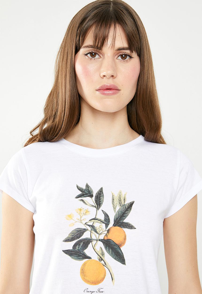 Cotton On - Essential art tee - white