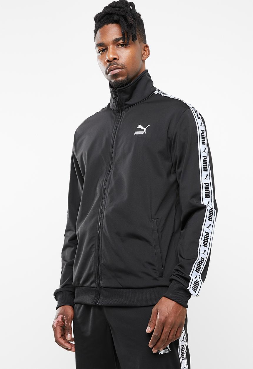 PUMA - Tape track jacket - black & white
