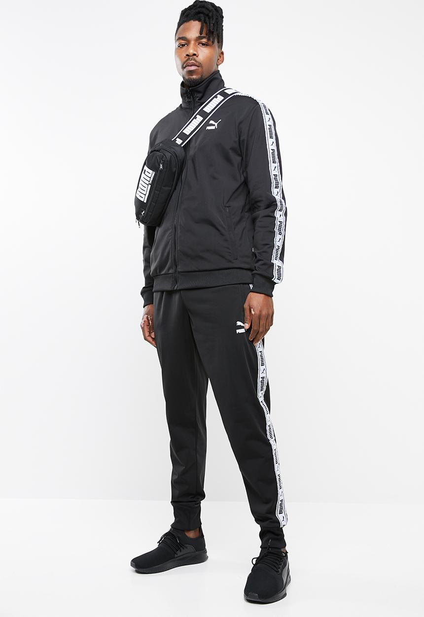 PUMA - Tape track jacket - black & white