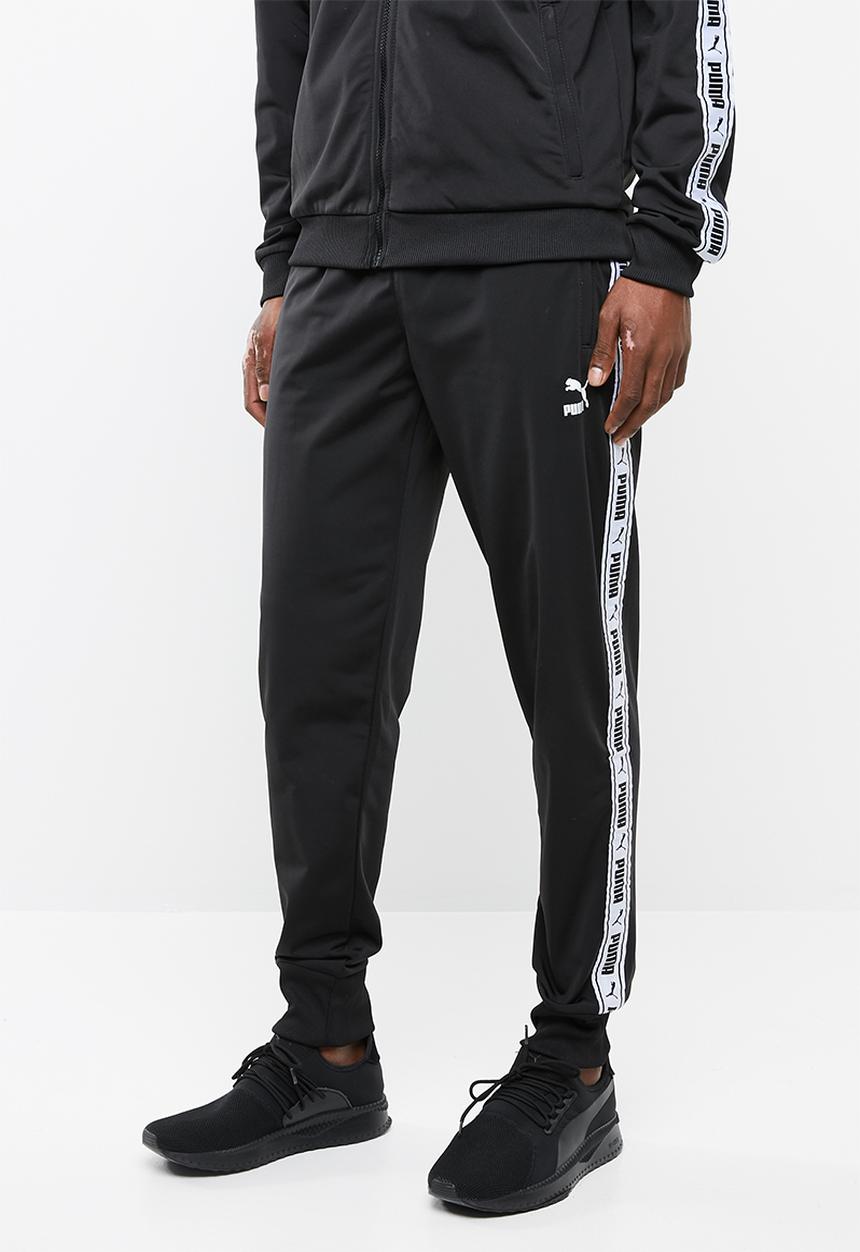 PUMA - Tape track pants - black & white