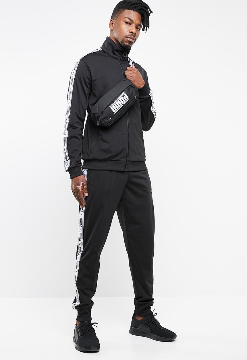 PUMA - Tape track pants - black & white