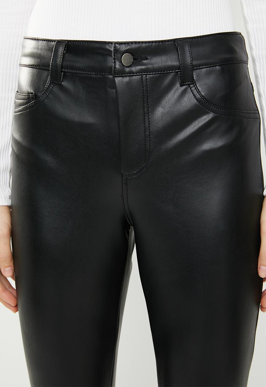 ONLY - Molly faux leather pants - black