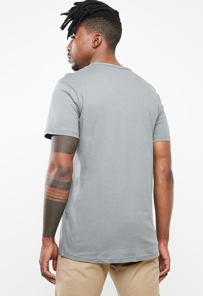 Cotton On - The Other henley tee - grey