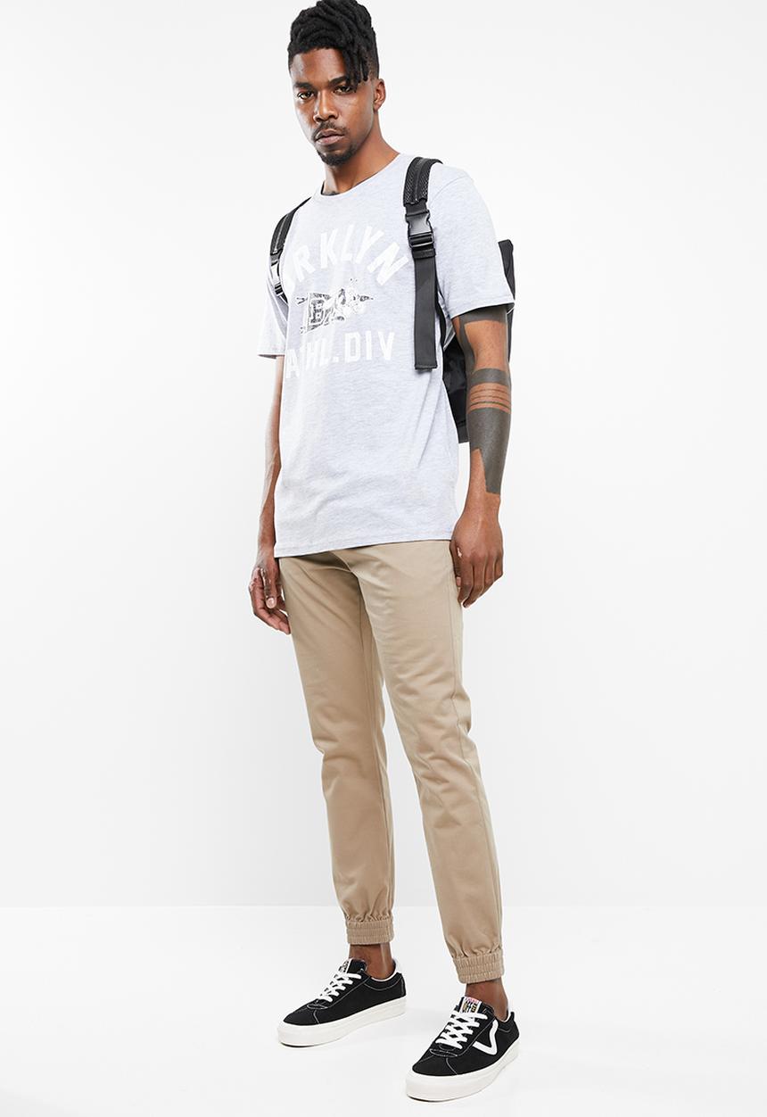 Cotton On - Tbar short sleeve sport tee - grey