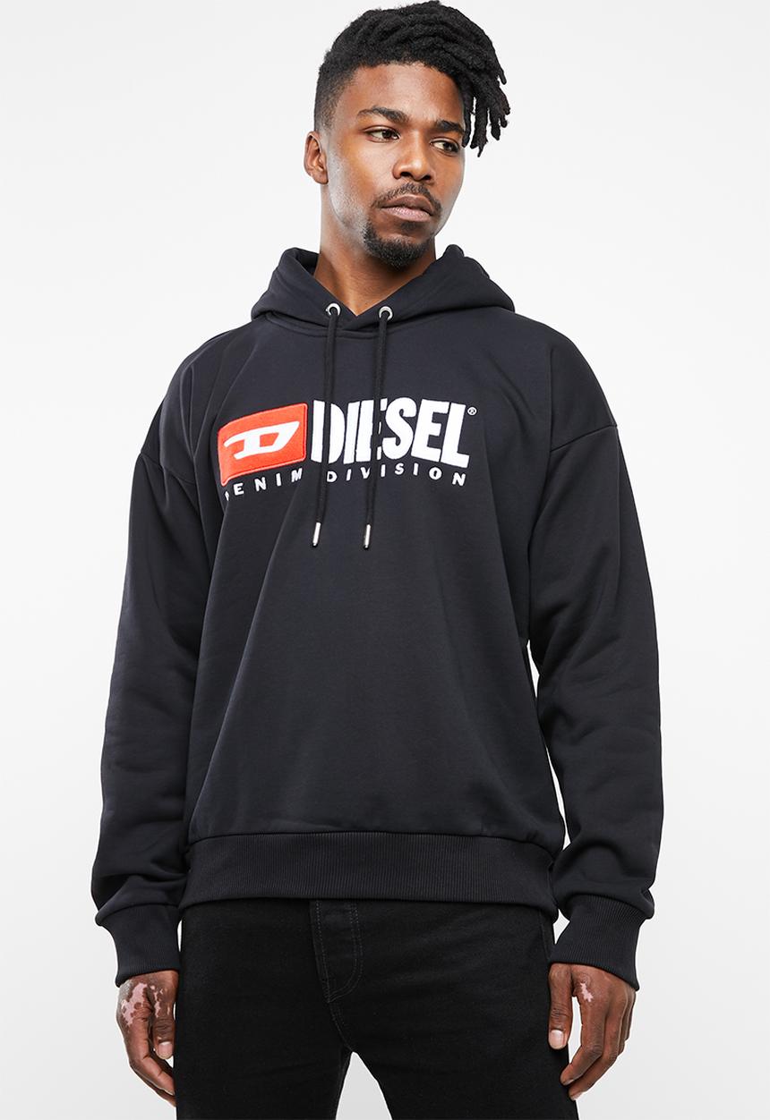 Diesel  - S-division hoodie - black