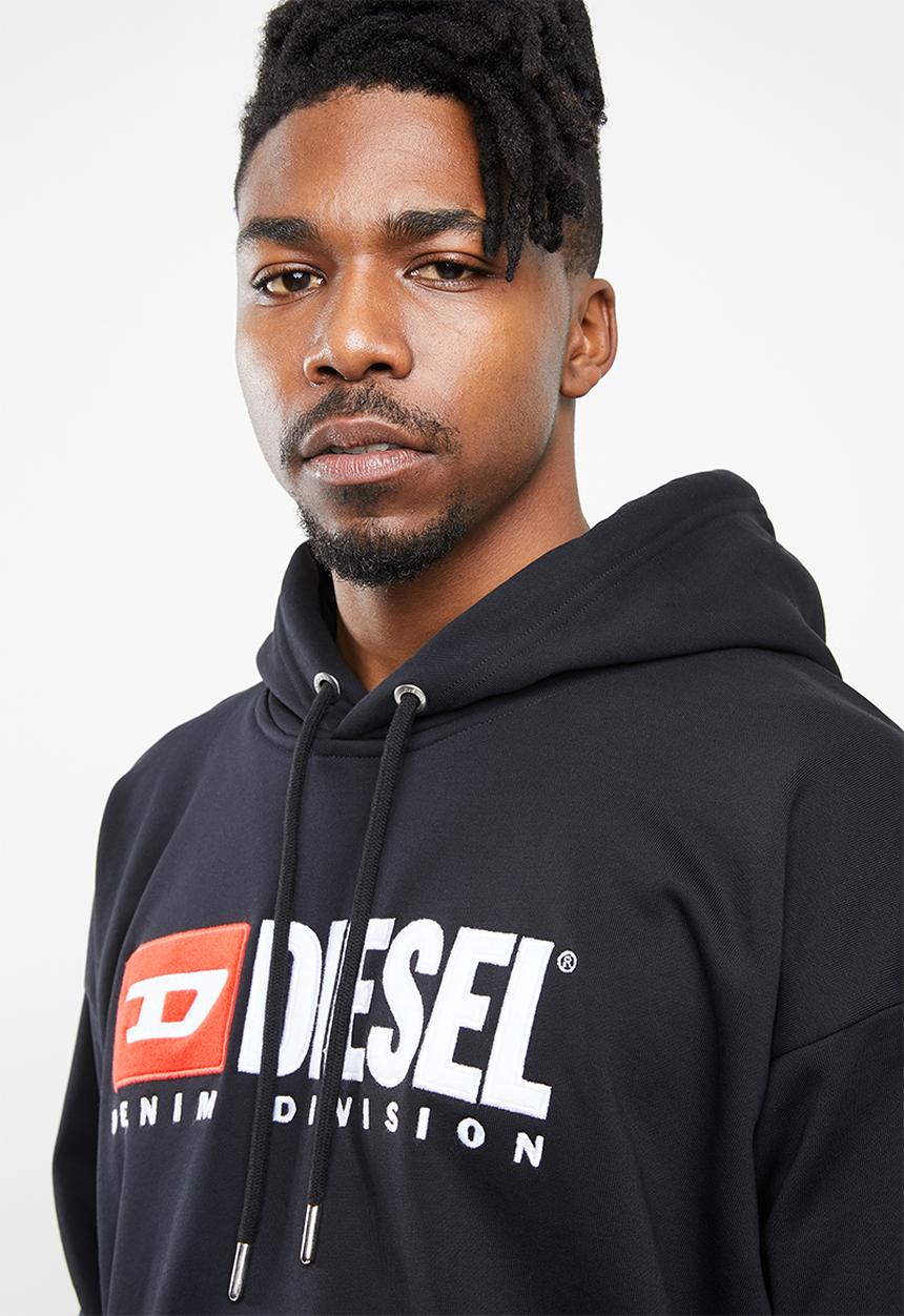 Diesel  - S-division hoodie - black