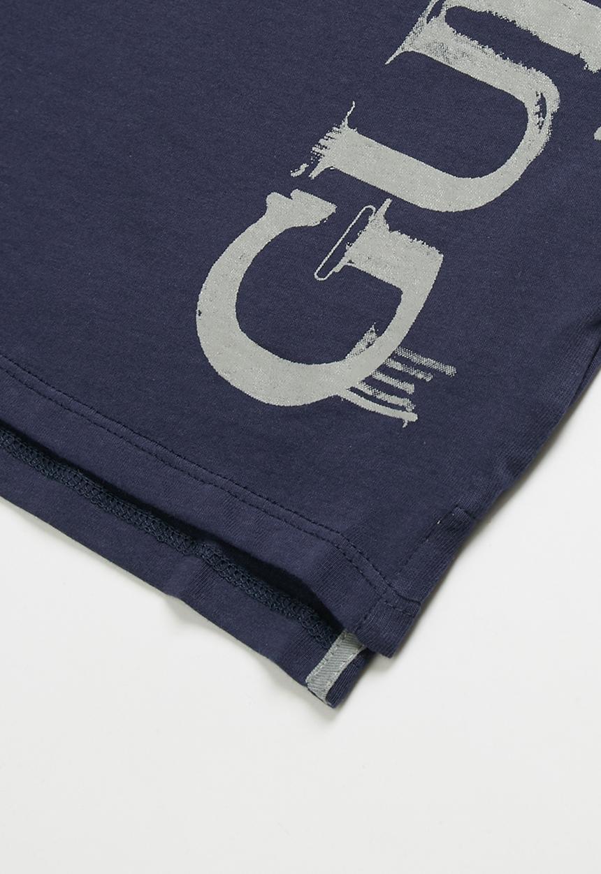 GUESS - Teens short sleeve sideways guess polo - navy