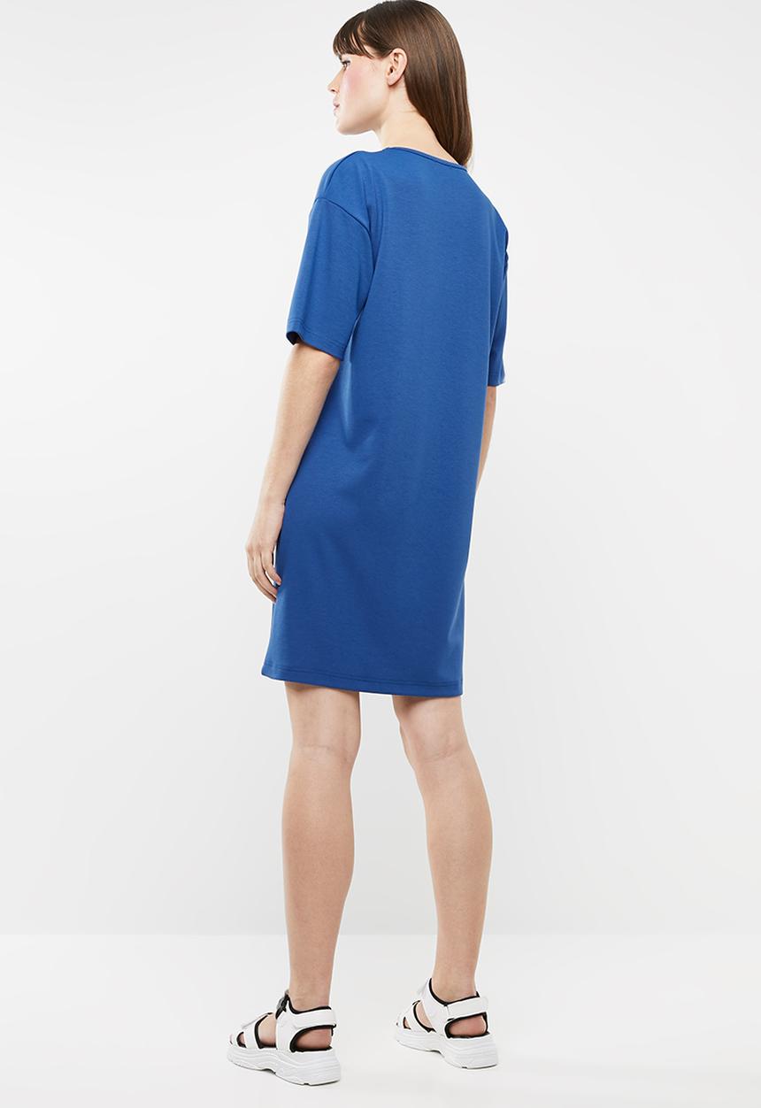 c(inch) - T-shirt dress - blue 