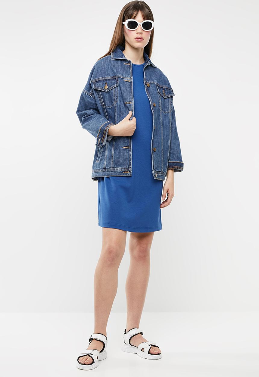 c(inch) - T-shirt dress - blue 
