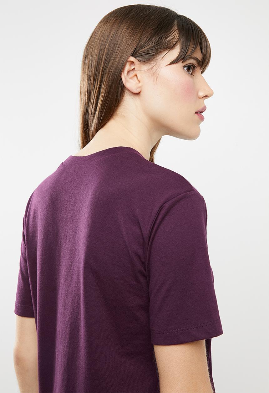 Jacqueline de Yong - Bugs short sleeve embellished top - purple