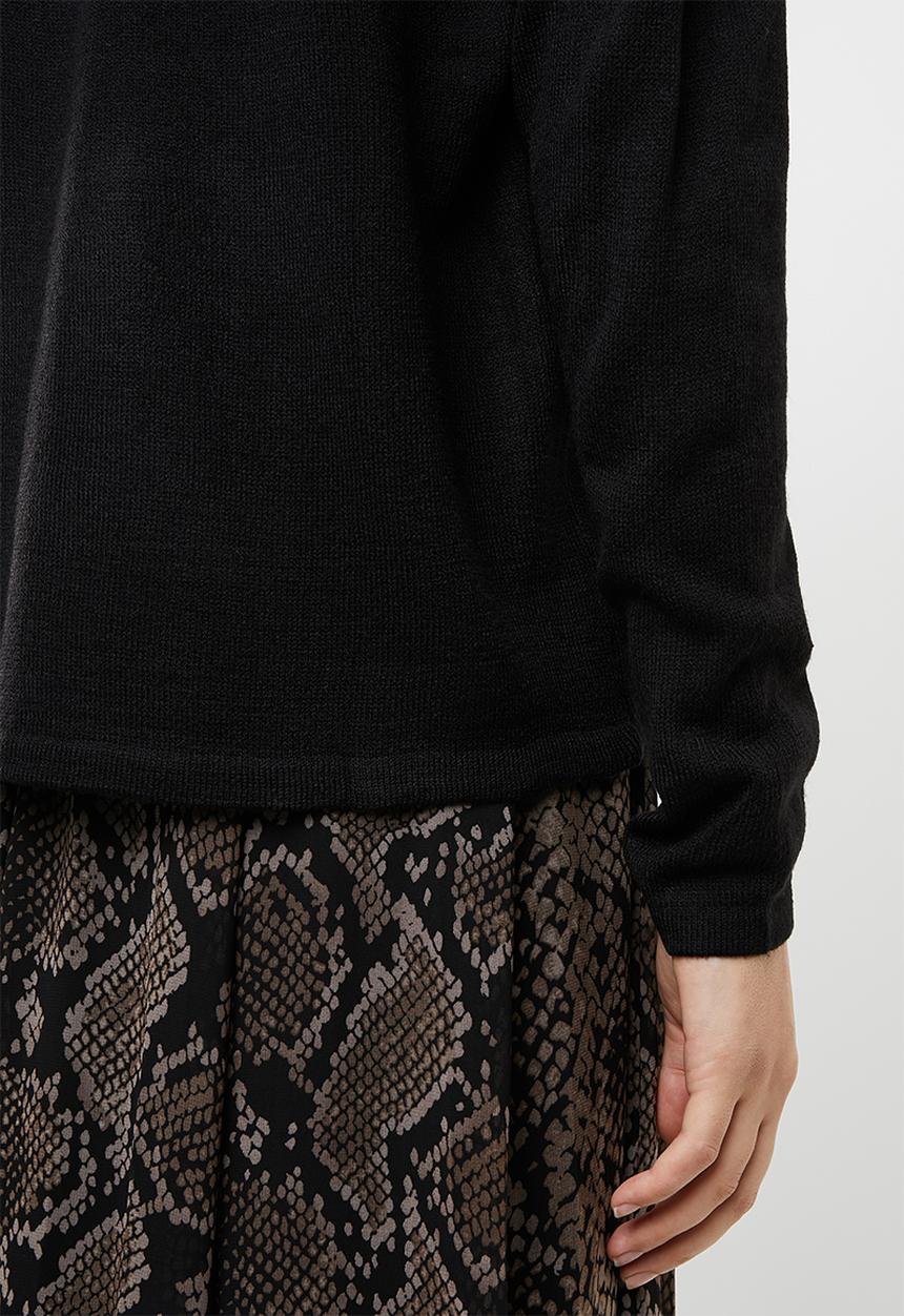 Jacqueline de Yong - Pandora longsleeve pullover knit - black
