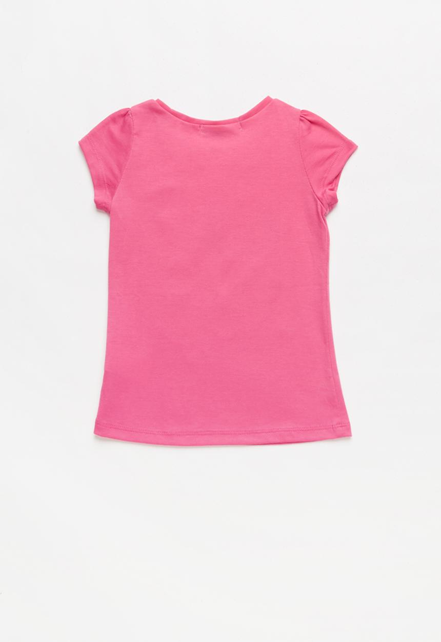Pop Candy - Love paris short sleeve shirt - pink