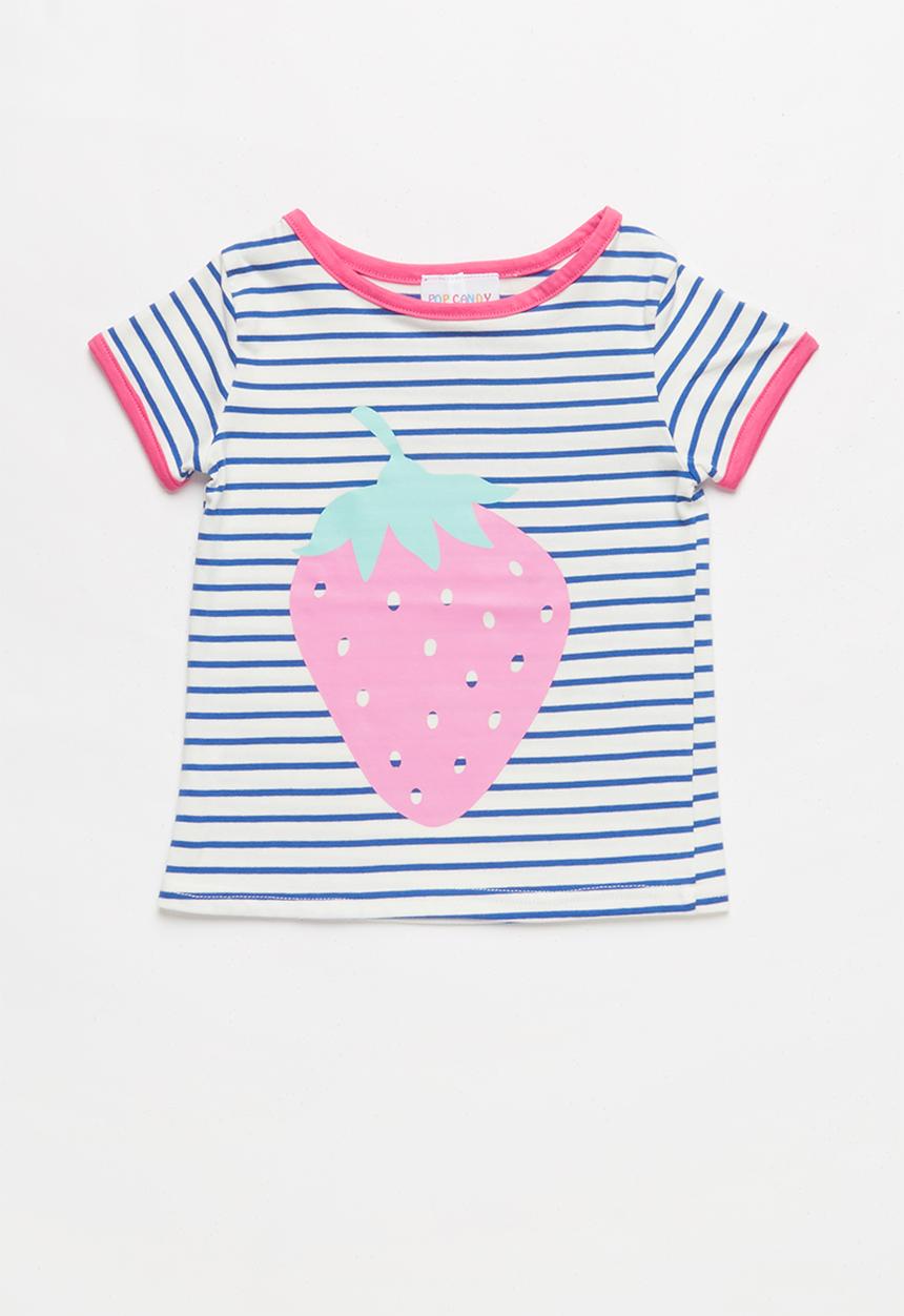 Pop Candy - Strawberry printed T-shirt - multi