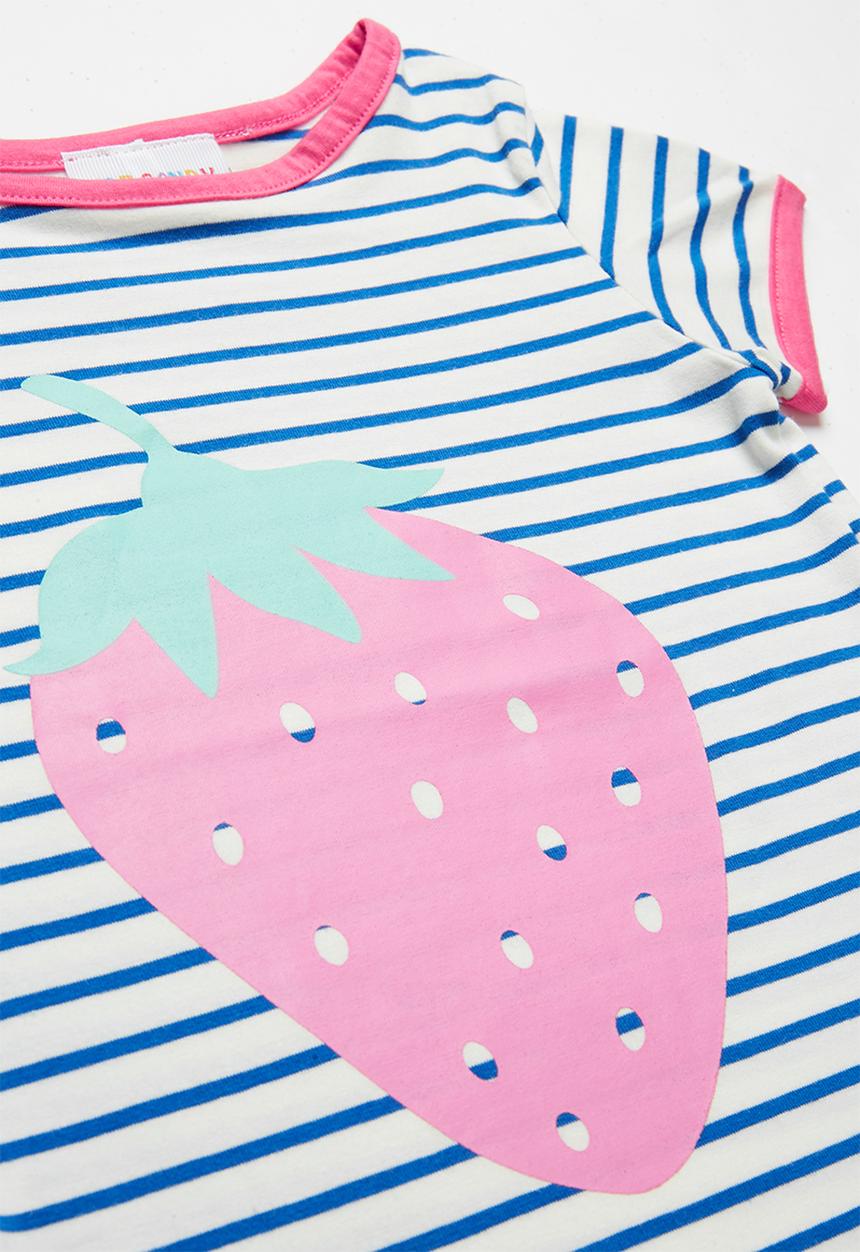 Pop Candy - Strawberry printed T-shirt - multi