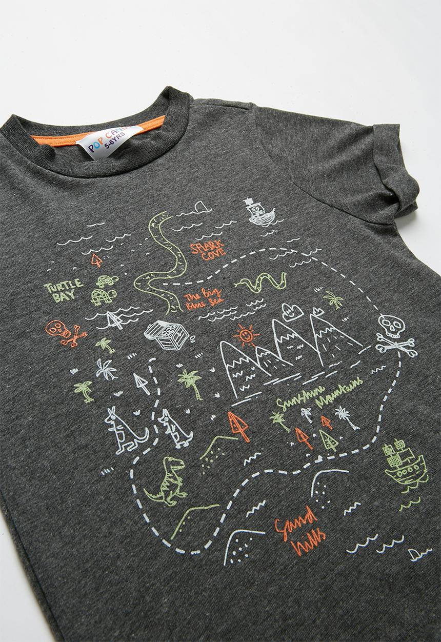Pop Candy - Boys T-shirt - grey 
