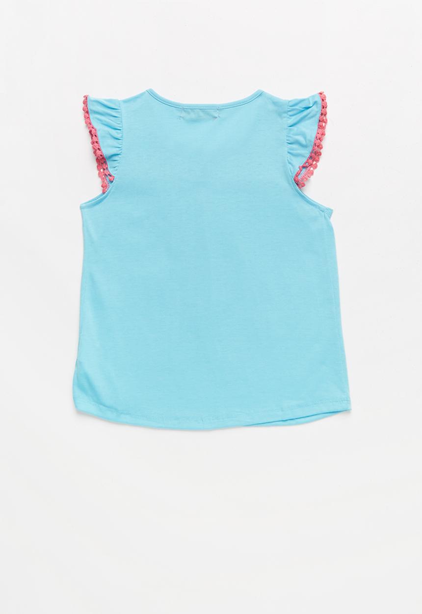 Pop Candy - Girls T-shirt - aqua