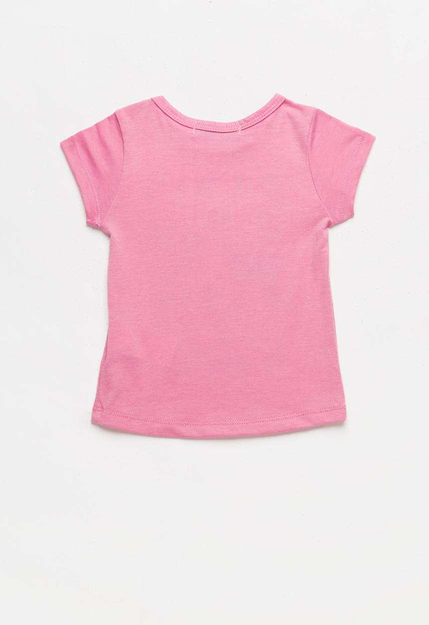 Pop Candy - Baby Girls Paris Printed Tee - pink