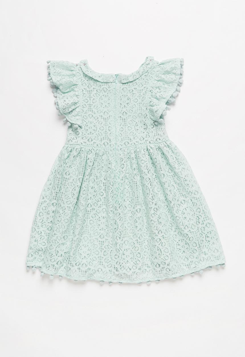 Pop Candy - Lace ruffle dress - mint