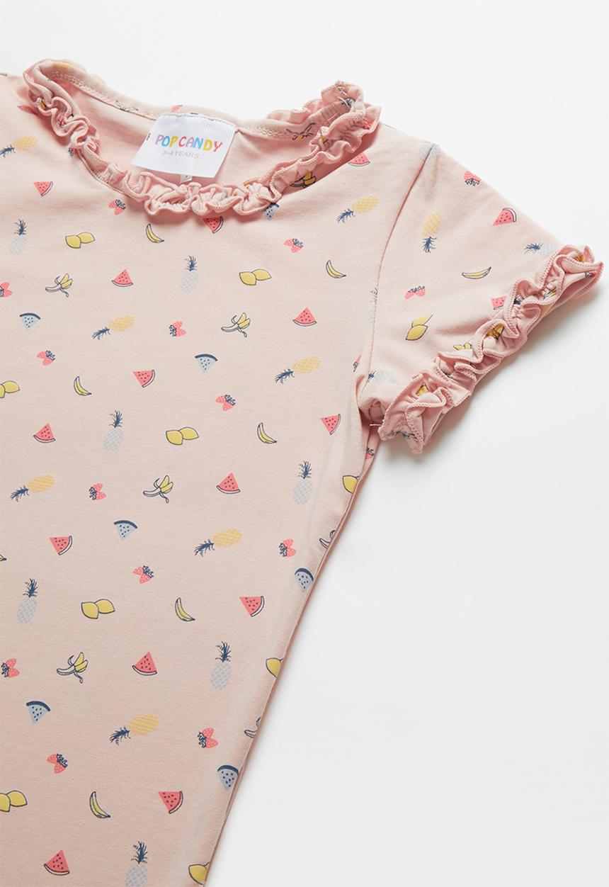 Pop Candy - Printed tee - pink