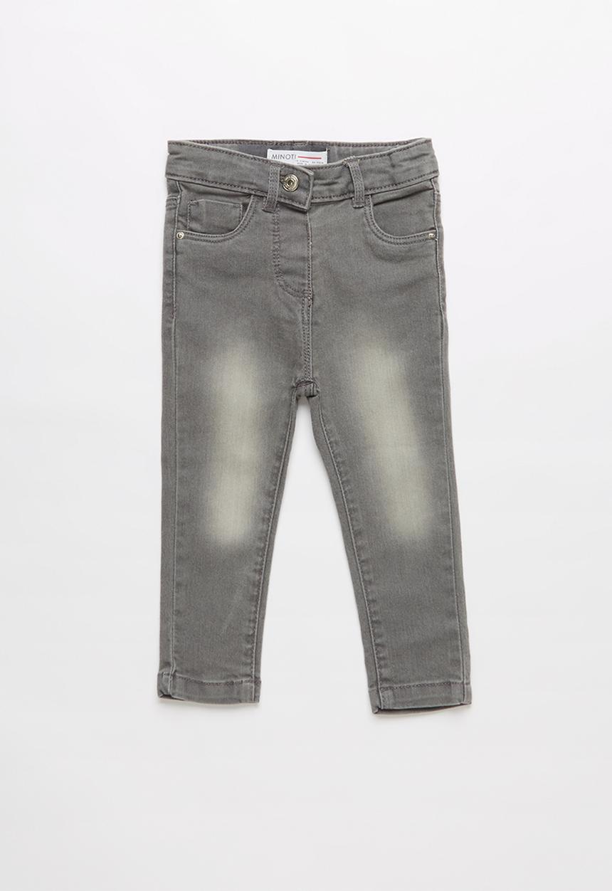 MINOTI - Girls basic denim jean -  grey