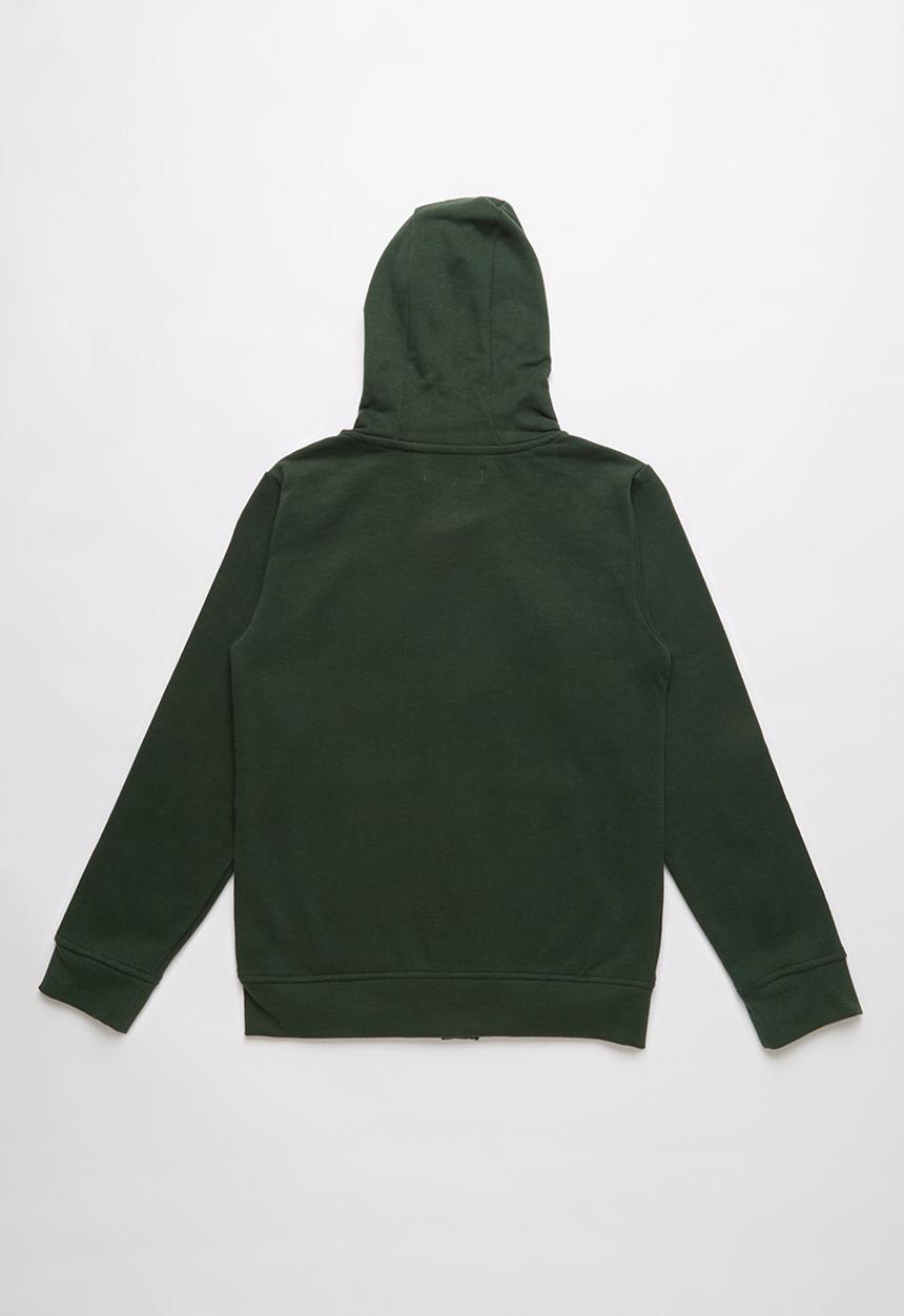 MINOTI - Teens hooded zip thru - khaki