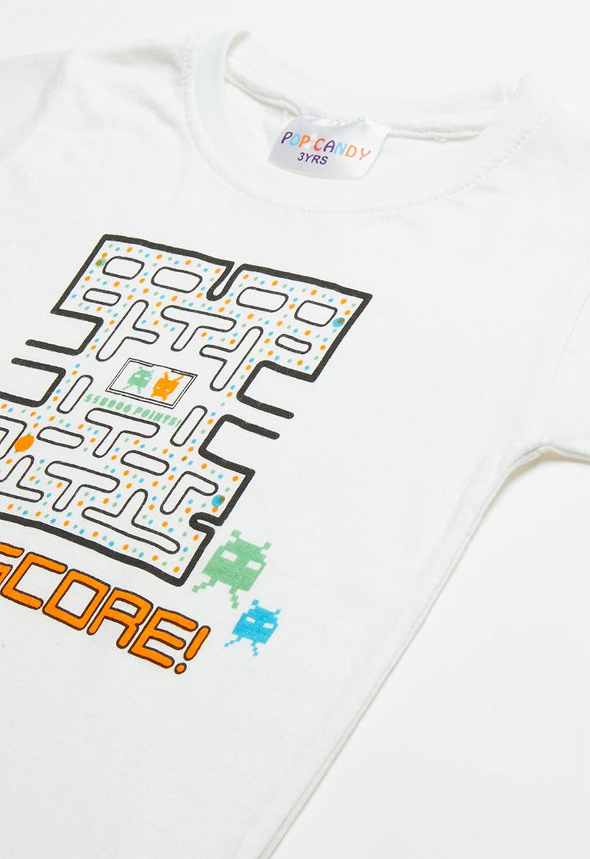 Pop Candy - Pre boys t-shirt - cream