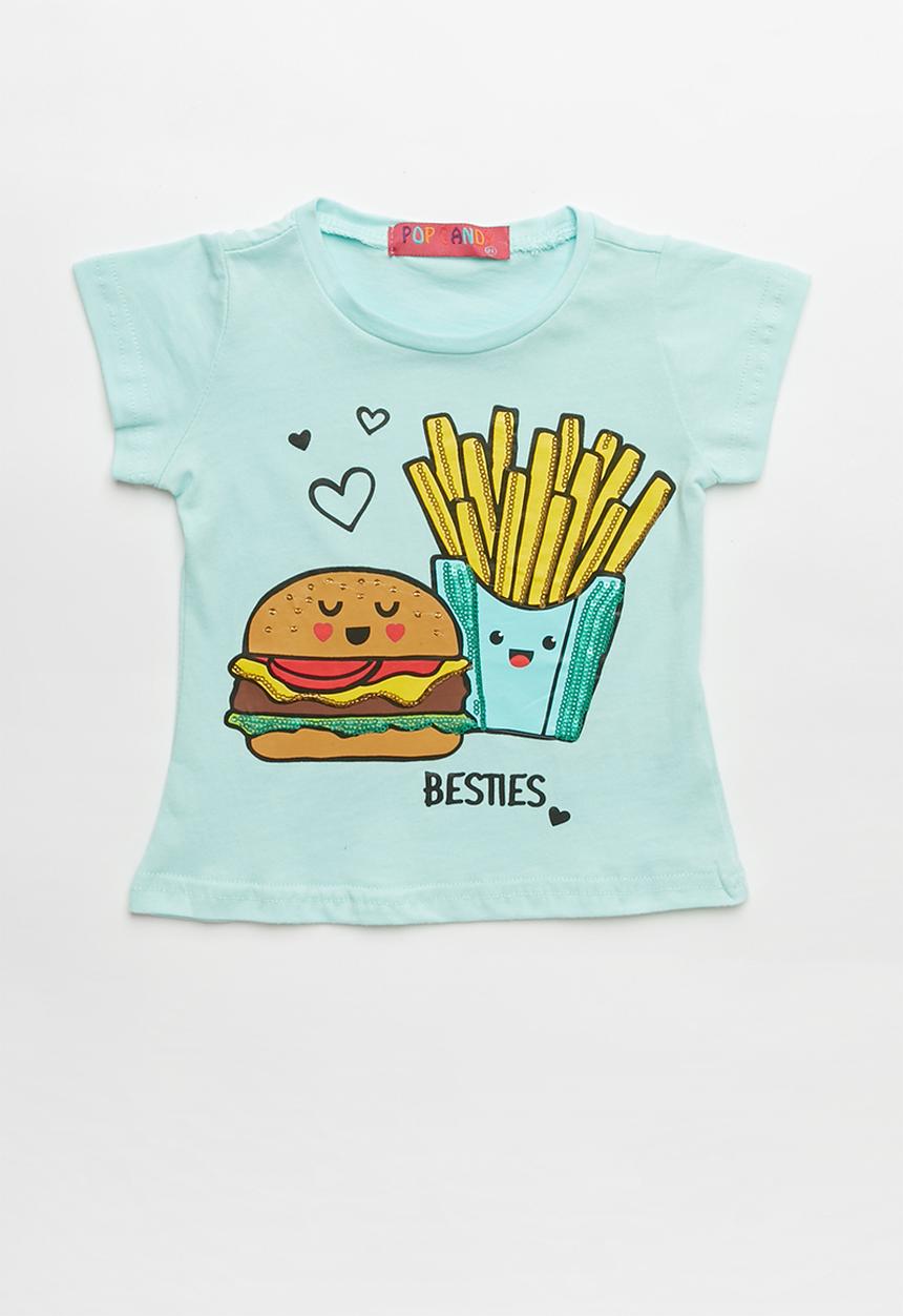Pop Candy - Girls short sleeve tee - blue