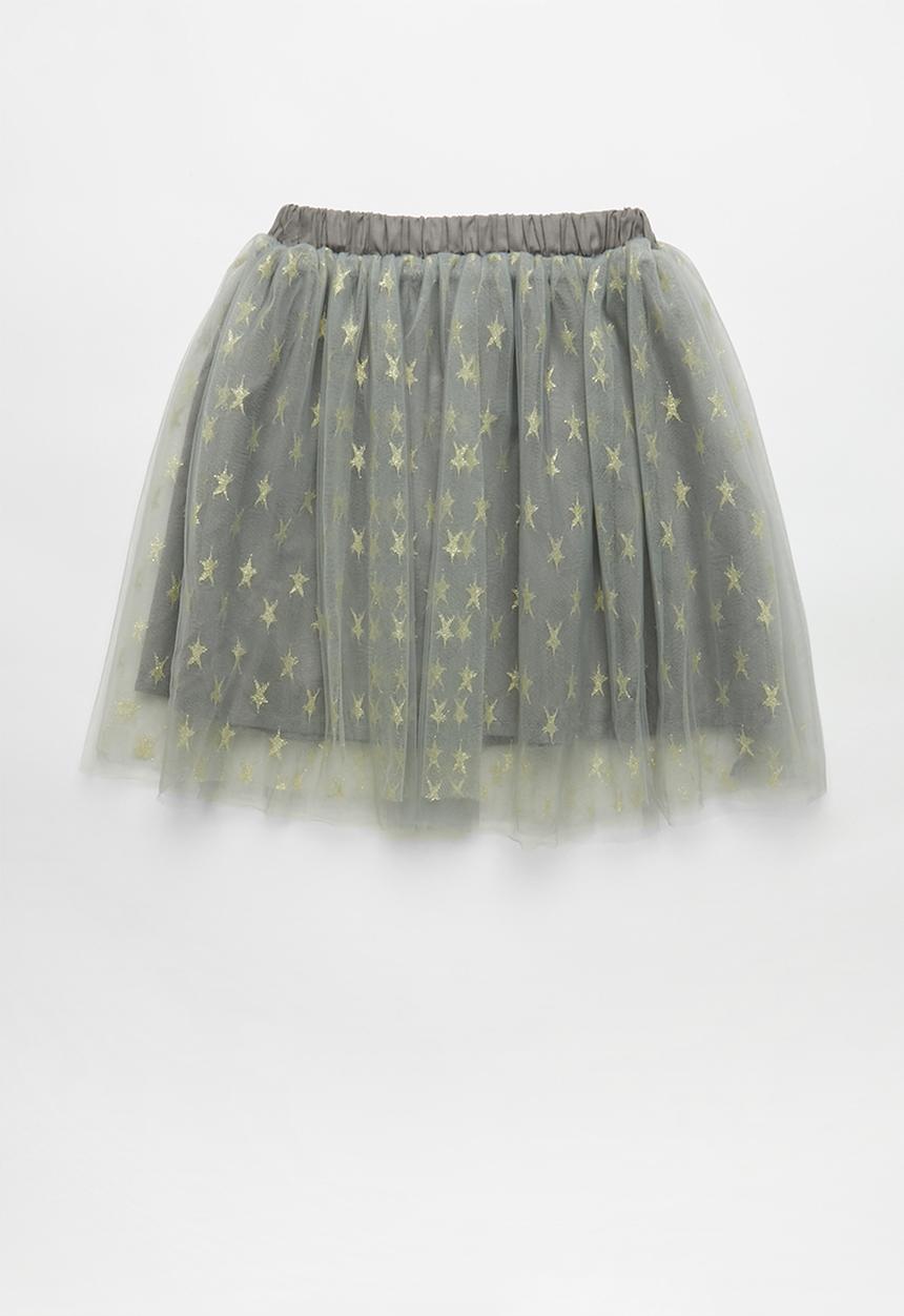 Pop Candy - Mesh skirt - grey
