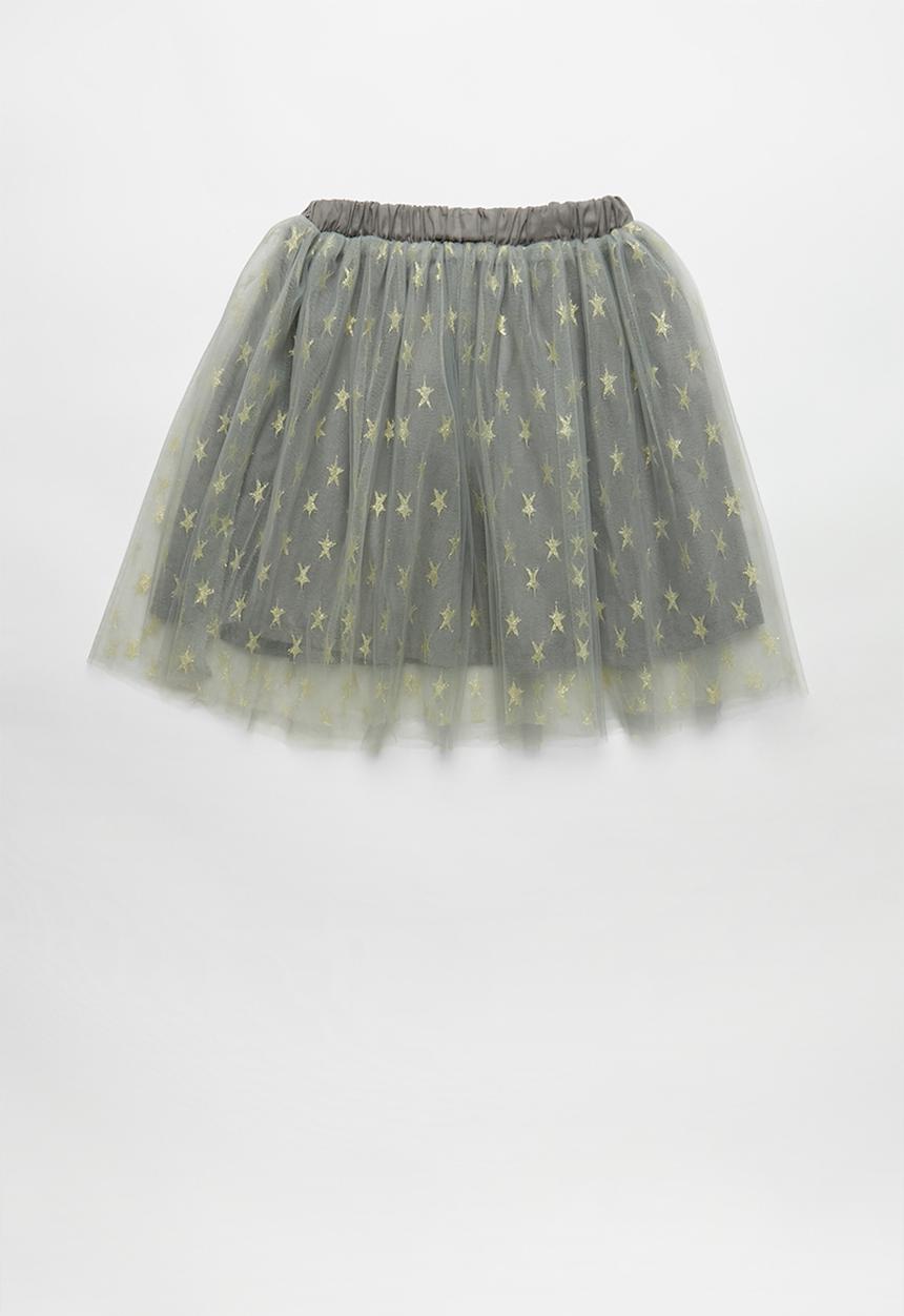 Pop Candy - Mesh skirt - grey