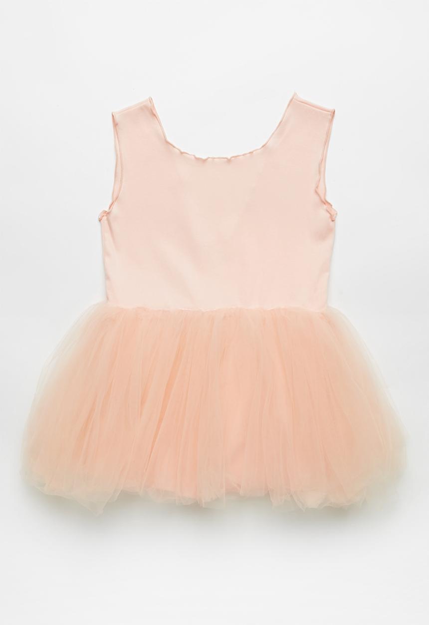 Pop Candy - Combo mesh dress - peach 