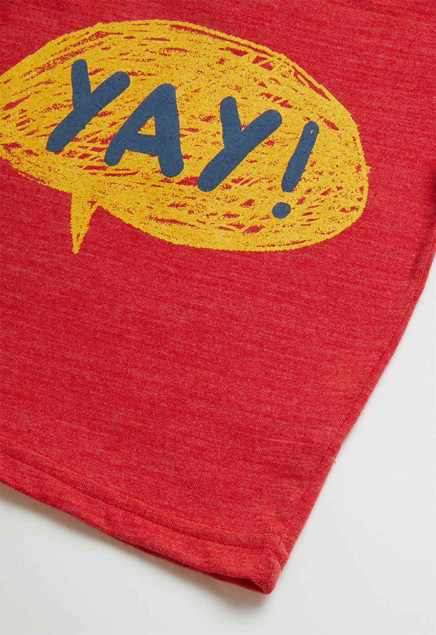 Pop Candy - Yay short sleeve T-shirt - red