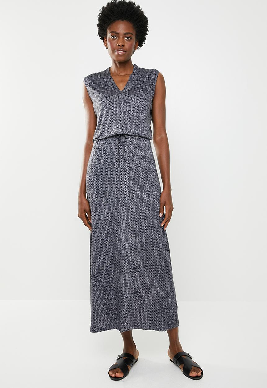 edit - Sleeveless maxi dress - grey 