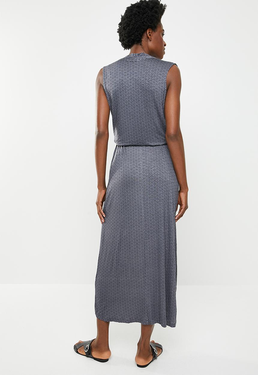 edit - Sleeveless maxi dress - grey 