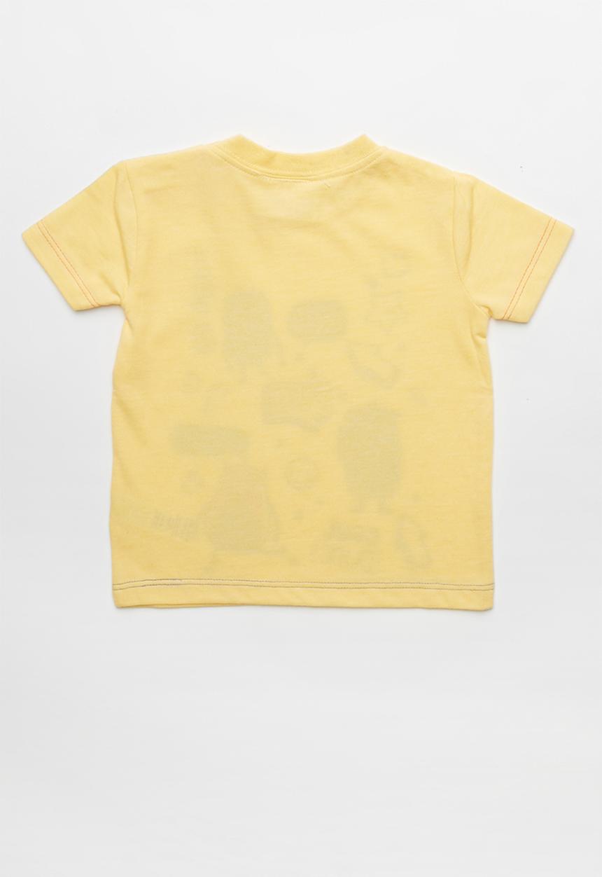 Pop Candy - Baby boys printed T-shirt - yellow