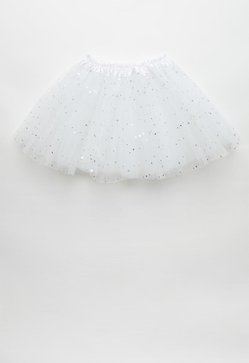 Pop Candy - Mesh tutu skirt - white