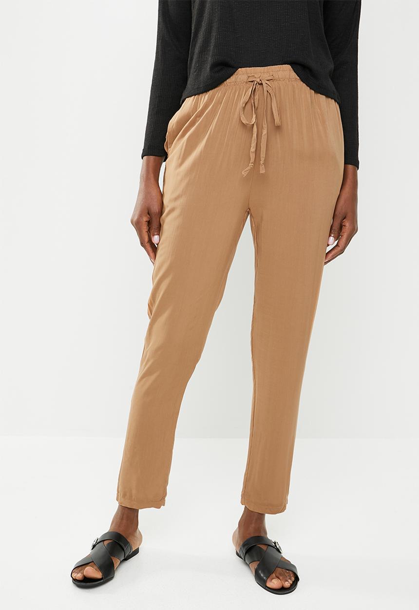 edit - Loose fit lounge pants - tan