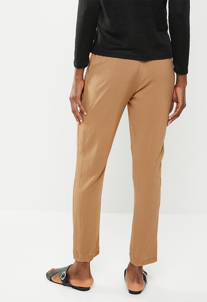 edit - Loose fit lounge pants - tan