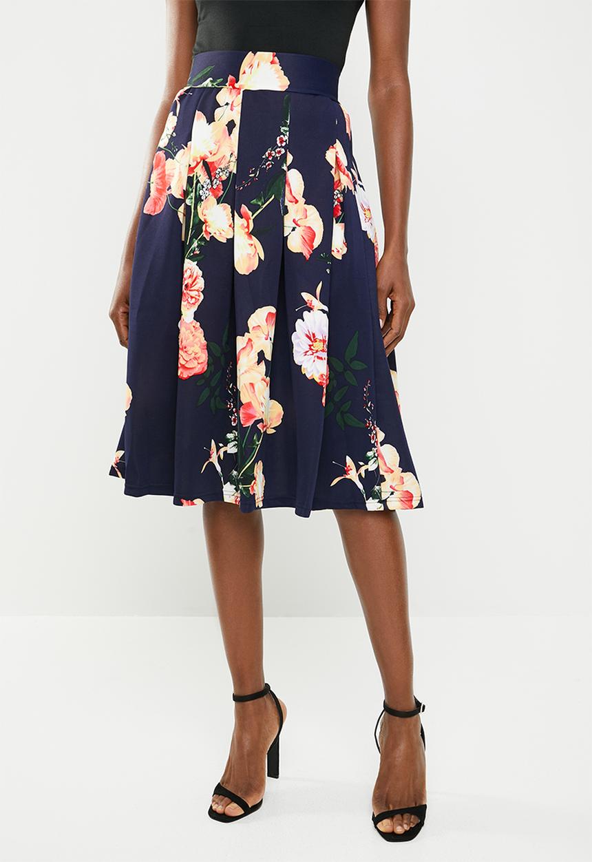 edit - Fit & flare skirts - navy 
