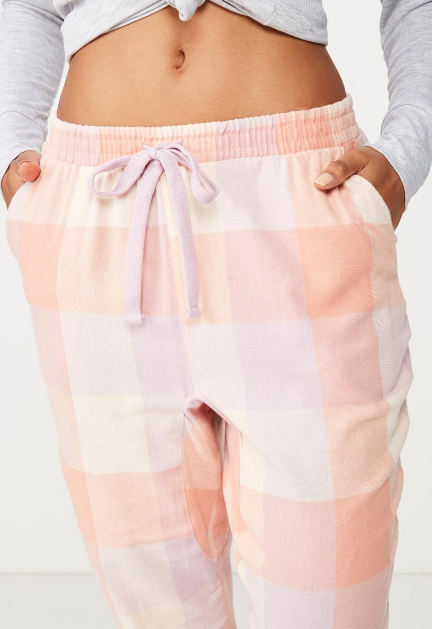 Cotton On - Dropped flannel pant  - multi 
