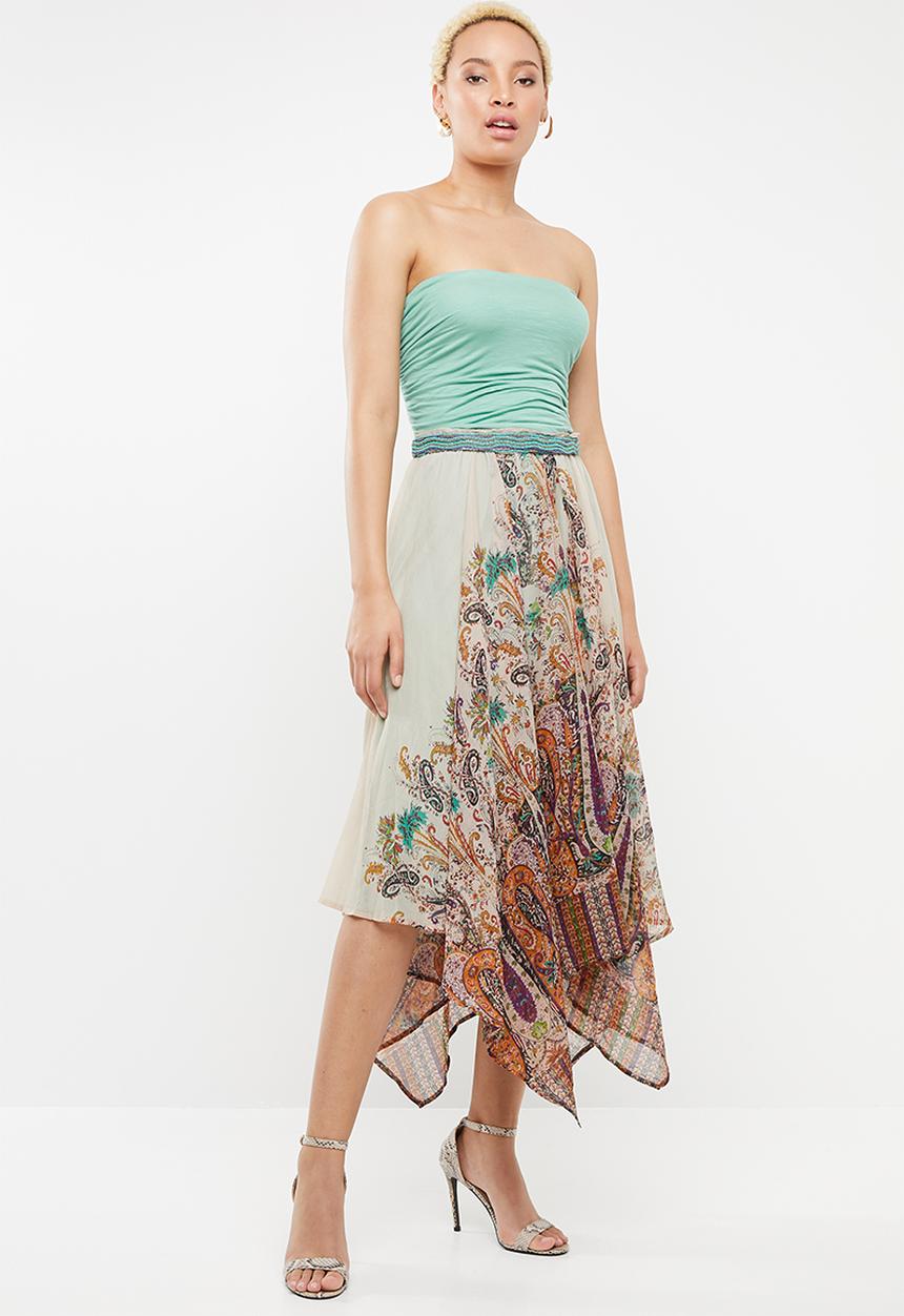 c(inch) - Hanky hem dress - multi