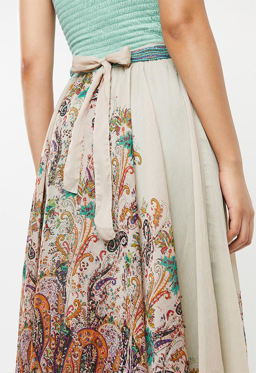 c(inch) - Hanky hem dress - multi