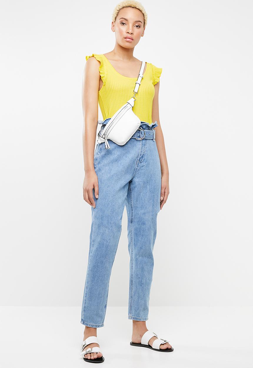 c(inch) - Frill detail tank - yellow