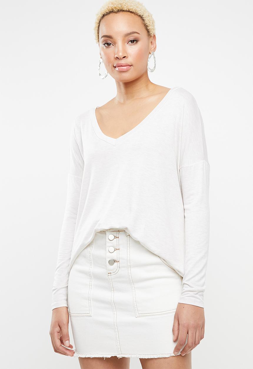 STYLE REPUBLIC - Criss cross back top - beige
