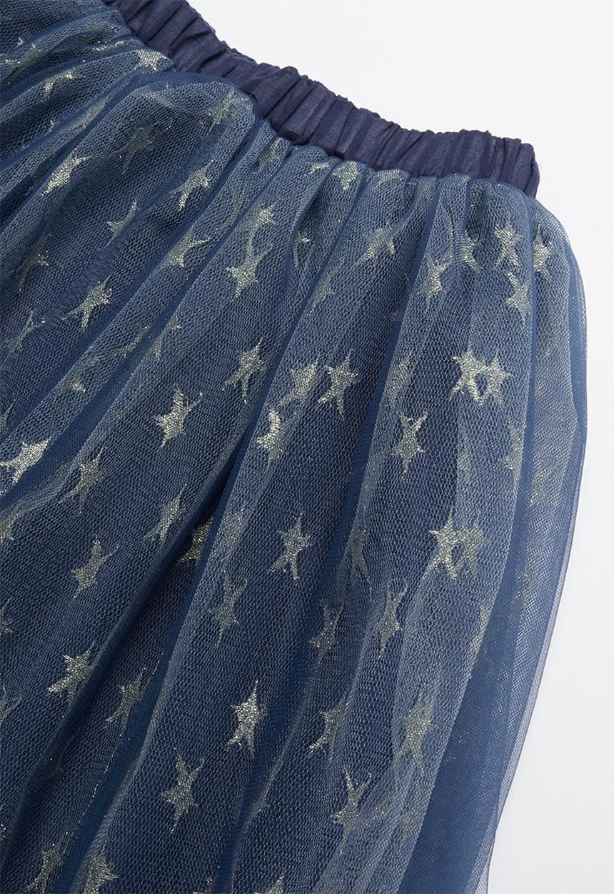 Pop Candy - Mesh skirt - blue
