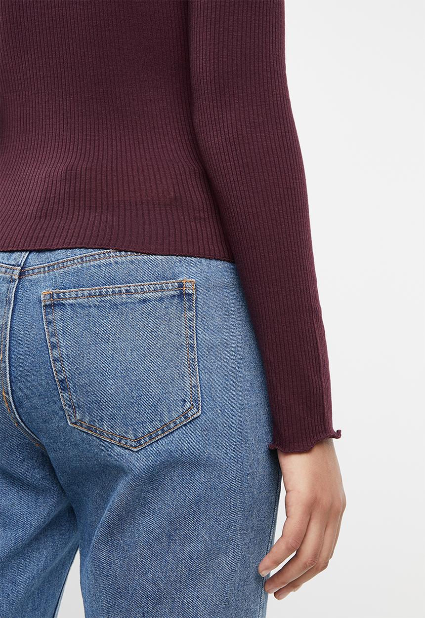Cotton On - The sister long sleeve top - burgundy 